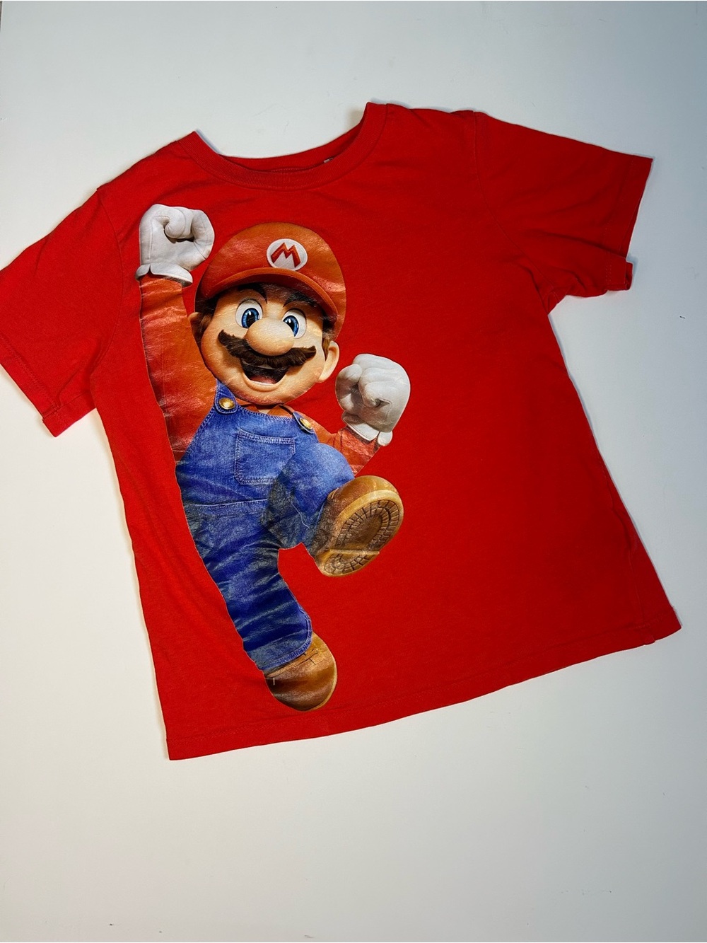 H&M + Nintendo Red Tee with Mario Character Graphic